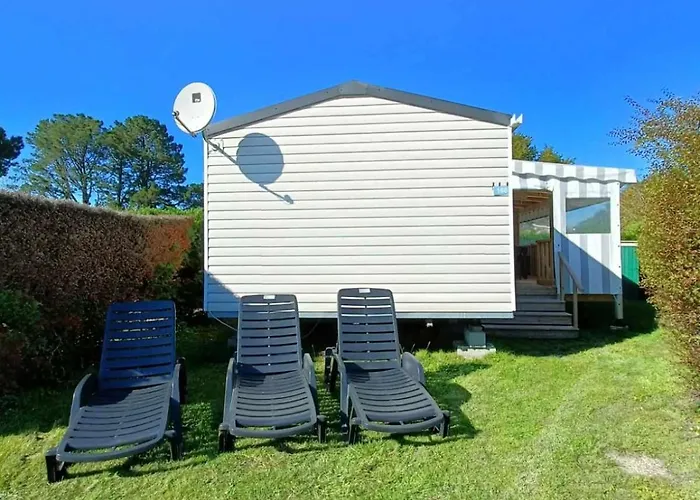 Mobil Home Luxueux - 40 M2 Terrasse Couverte - La Palmyre Les Mathes - Les Charmettes 4 Etoiles